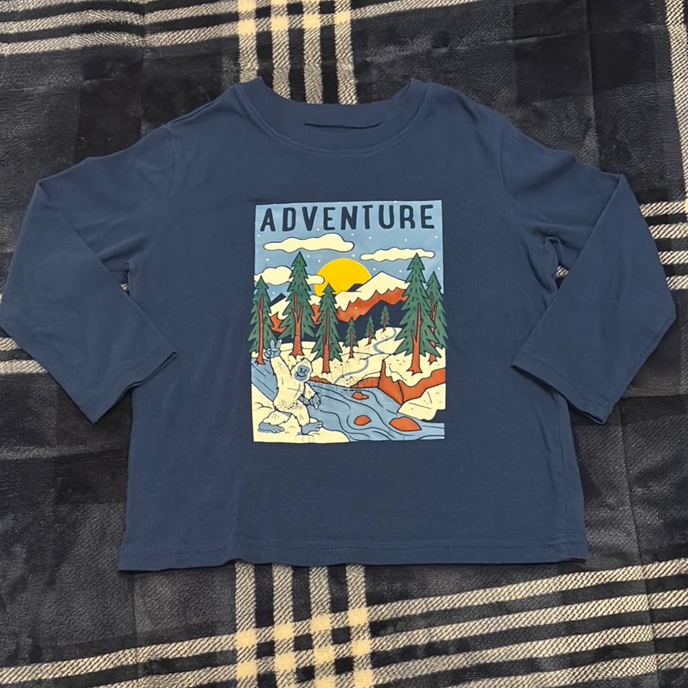 Jumping Beans Boy’s Adventure Long Sleeve Shirt - Blue